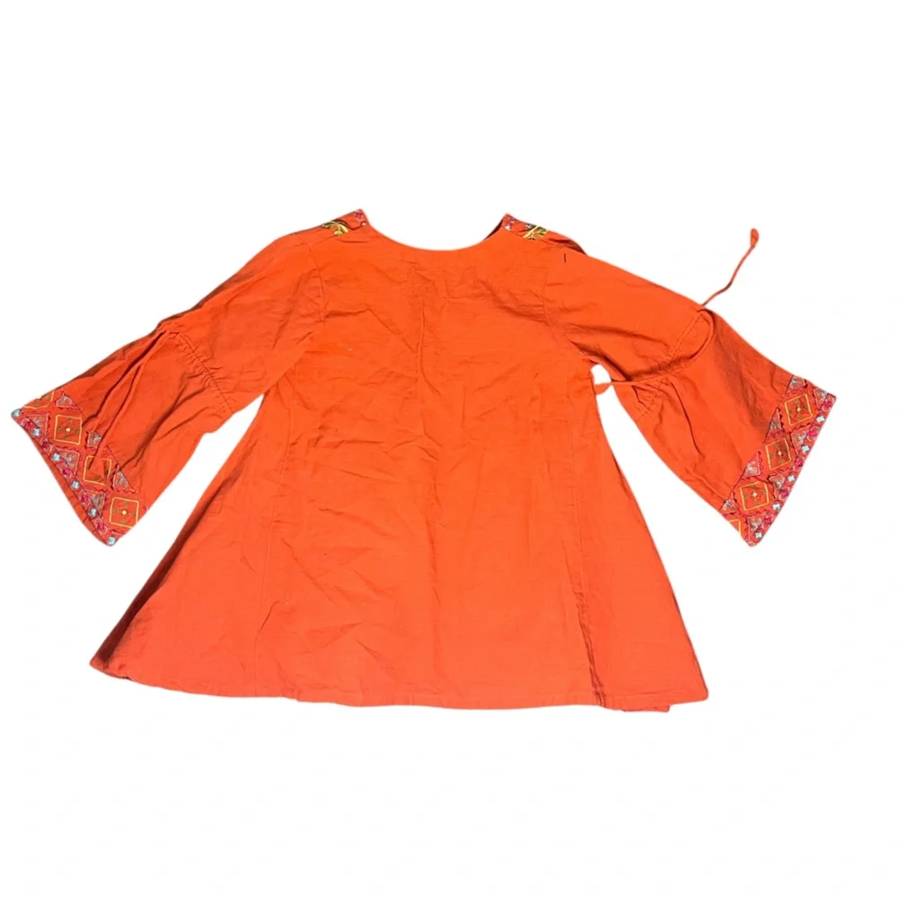 Vintage Y2K Minnie Minors Embroidered Tunic Pant Set Coin Detail Coral 6/7